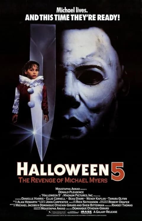 Halloween 5: The Revenge of Michael Myers film posteri