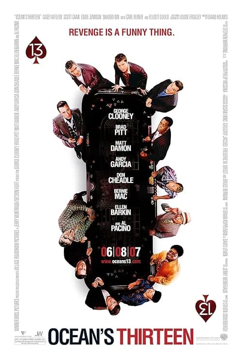 Ocean's Thirteen film posteri